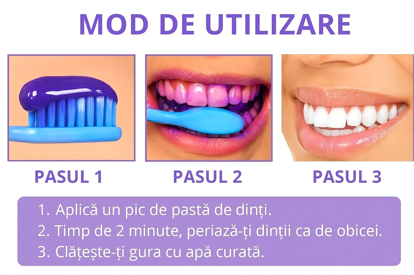 Pastă pentru Albirea Dinților V34 - HeySmile™